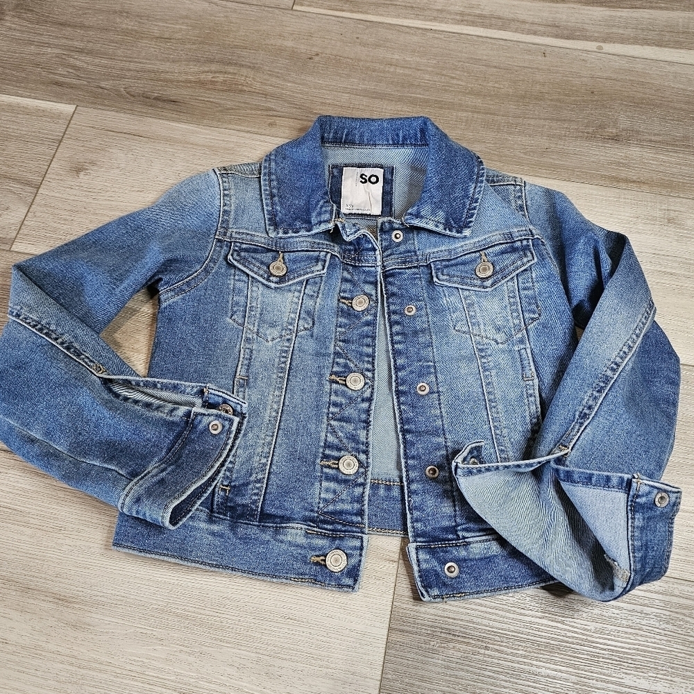 SO Jean Jacket Big Kid Sz 7